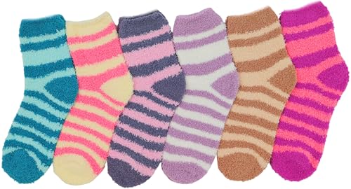 Image of ToBeInStyle Women's Pack of 6 Assorted Style Winter Socks