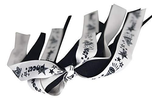 Baseball Ponytail Bow For Girls, Glitter Hair Tie Ribbons, Red And White Or Match Team Colors, Softball Soccer Volleyball #TOP7