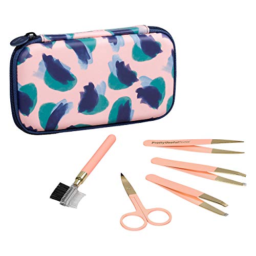 Pretty Useful Tools Stainless Steel 5Piece Eyebrow Grooming Kit