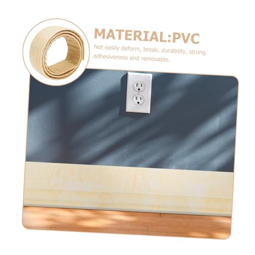 Homoyoyo 6 Rolos Rodapé Adesivo De Parede Suprimentos De Papel De Parede Papel De Parede Removível T