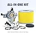 Powtol GX390 13HP Carburetor for Honda GX 390 Engines Pressure Washer Replace 16100-ZF6-V01 16100-Z5T-901 with 17210-ZE3-505 Air Filter