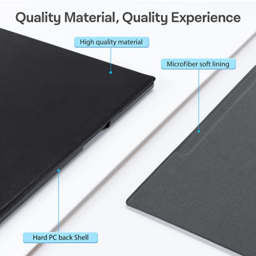 Cobak Case For Remarkable 2 Paper Tablet - Lightweight And Hard Back Shell Protective Book Folio Cover With Built-In Pen Holder - For 10.3" 2020 Released (Black) #TOP5