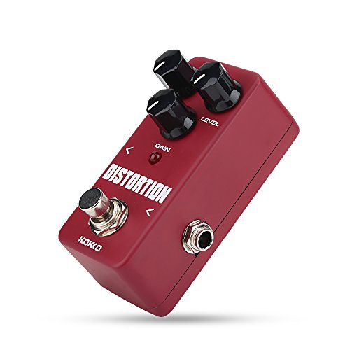 KEYREN Pédale de Guitare, Mini pédale 6.35mm d’effet de Distorsion en Alliage d’aluminium FDS-2 pour Guitares - Les Beatles, Paul McCartney, John Lennon, RIngo Starr, George Harrison KEYREN Pédale de Guitare, Mini pédale 6.35mm d'effet de Distorsion en Alliage d'aluminium FDS-2 pour Guitares – Image 4