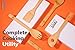 Neet Wooden Spoons For Cooking 6 Piece Organic Bamboo Utensil Set With Holder Wood Kitchen Utensils Spatula Spoon For High Heat Stirring In Nonstick Pots & Pans Quality Gift & Everyday Use
