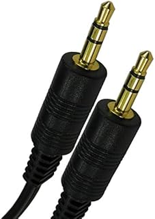 World of Data 3m 3.5mm Male Stereo JACK TO JACK Audio Cable 3m Lead BLACK colour