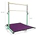 GLANT Gymnastic Kip Bar,Horizontal Bar for Kids Girls Junior,3' to 5' Adjustable Height,Home Gym Equipment,Ideal for Indoor and Home Training,1-4 Levels,300lbs Weight Capacity