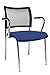 Produktbild Topstar, Besuchersessel Visit 10-Net - VE = 2 Stück, Sitzpolster Blau