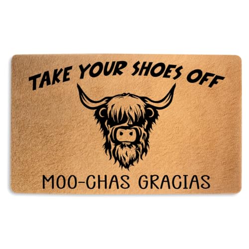 Take Your Shoes Off Door Mat 17.7x29.5 Inch, Funny...