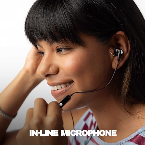 Image of Skullcandy Set USB-C Wired Earbuds with Noise Isolating Fit - True Black | USB-C Wired Connection, In-Line Microphone Call and Track Control for iPhone Android, Ear Gel Sizes Included for Custom Fit