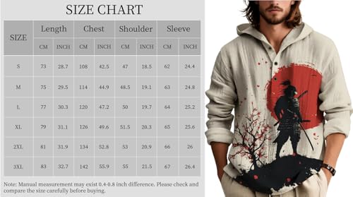 Oversized Hoodie for Men Funny Graphic Long Sleeve Henley Casual Summer Lightweight Pullover Thin Fashion Shirts3