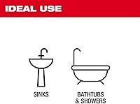 Vista 2 de 5/16" X 25' para Milwaukee Tool 48-53-2561 Cable de cabeza de bombilla de núcleo interno con protector de óxido