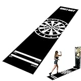 Generisch Schützende Dart-Teppichmatte Dartmatte Mit Wurfleine Bodenschutz Tragbar Mit Wurfleine Freizeitspielteppich Für Spielzimmer Freizeitzentrum Sportverein Büro Keller Garage