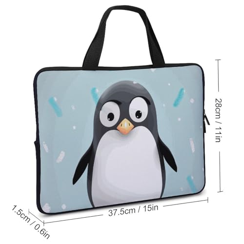 Housse ordinateur portable 15" antichoc pingouin contre les rayures - 2