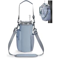 Sportsnew 40oz Crossbody Water Bottle Holder Anti-Tip Tumbler Carrier Bag (2 Colors) only