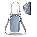 Sportsnew 30/40oz Crossbody Water Bottle Anti-Tip Tumbler Carrier w/ Phone Pocket, Adjustable Strap, More $9.99