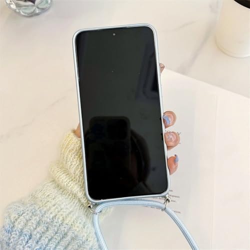 Coque souple Samsung S25 avec cordon pour garder les mains libres en voyage et shopping