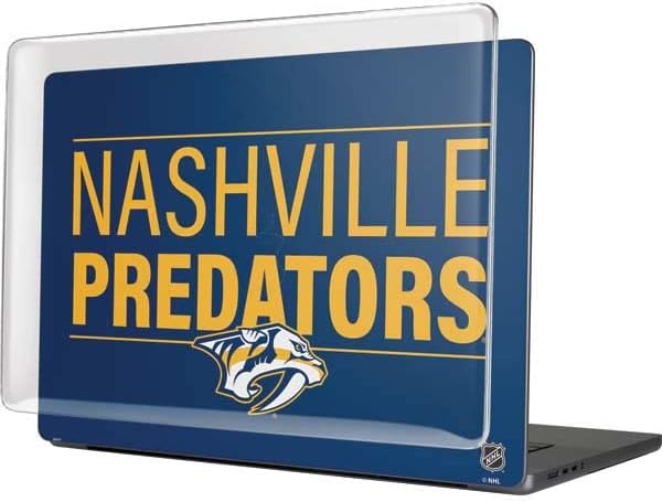 Skinit Case + Skin Compatible with MacBook Pro 16in (2021) - Officially Licensed NHL Nashville Predators Lineup Design