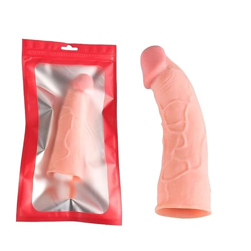Capa Peniana Extensora Realista e Macia Tamanho 15,5X3cm