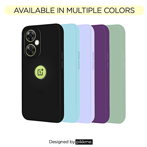 Image of Pikkme OnePlus Nord CE 3 Lite 5G Back Cover | Full Camera Protection | Raised Edges | Super Soft Silicone | Bumper Case for OnePlus Nord CE 3 Lite 5G (Mint Green)