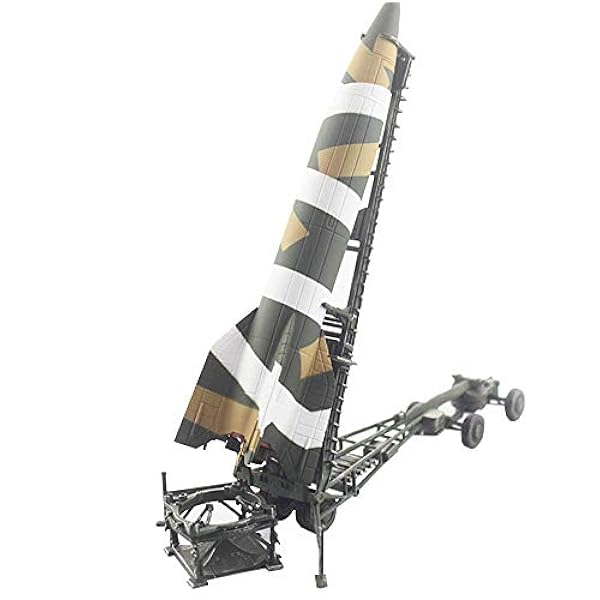 CMO Pansarmodeller plast 1/72, Tyskland V-2 raketkastare, pressgjuten militärtank, barnleksaker och presenter, 8,3 x 4,6 cm