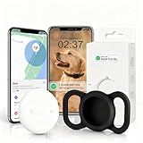 GPS Tracker for Dogs (1 Pack), Mini GPS Cat Tracker, Smart Pet Activity Tracker (iOS Only), No Monthly Fee, Compatible with Apple Find My, Anti-Lost, Finder Tag for Vehicles/Pets/Kids/Items