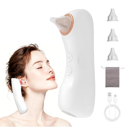 Electric Ear Dryer for Adults, Portable Ear Water Remover with Gentle Air Flow, Soft Silicone Tips & Storage Pouch, Ideal for Post-Shower & Swimming Use