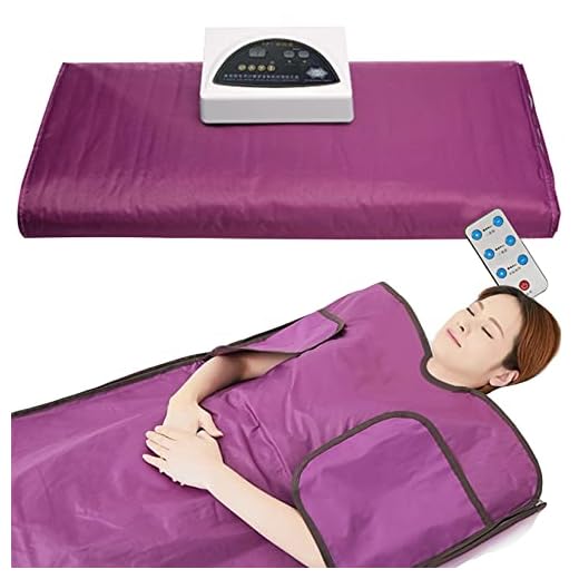 Infraröd bastu filt, digital bastu ångkokare tångbar hand ärmdesign, 2 zoner termisk bastu filt kroppsskärm för viktminskning och fitness