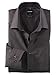 Produktbild OLYMP Modern Fit Luxor Herren Langarm Businesshemd | Chambray Anthrazit | New Kent Kragen Gr. 43