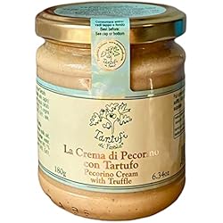 Crema de queso Pecorino con Trufas 180g - Producto típico italiano