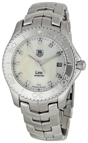 TAG Heuer Men's WJ1114BA0575 Link Mother-Of-Pearl Dial Watch