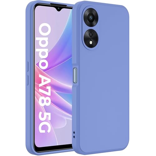 Image of A rtistque Back Cover Case for Oppo A78 5G with Camera Protection | Shockproof TPU | Stylish Protective Design | Slim Fit | Ultra Matte | Oppo A78 5G Back Cover - Blue