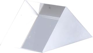 VILLFUL Tiros De Vidro Óptico Prisma De Cristal Prisma De Dispersão Vidro Colorido Espelho De Ângulo Reto Ângulo Reto Educação Vidro De Ângulo Reto Aparelho De Laboratório Cristal Lente