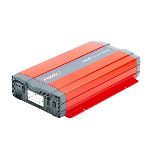 Image of REDARC 2000W Pure Sine Wave Inverter, 12V DC to 110 / 120V AC Power Converter, Portable Power Inverter, Connects to Car Battery System, Adapter for Camper, RV, Truck, Off-Grid Camping