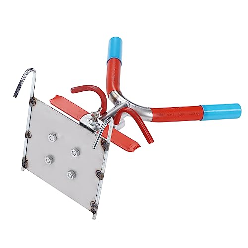 Natudeco Pig Castration Rack Tools Piglet Castration Frame Double Hook Suspension Stainless Steel Labor Saving Castration Bands for Piglets Lambs Livestocks