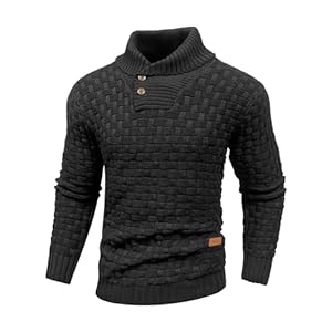 Qinfren Men’s Jumpers Tops Wi...