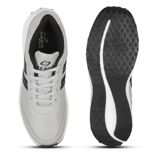Image of SEAGA Sports Men Running Sports Shoes | Super Soft Breathable Casual Sneakers for Men | Anti-Skid Sole | Cushioned Insole | Lightweight Shoes Pack of 1