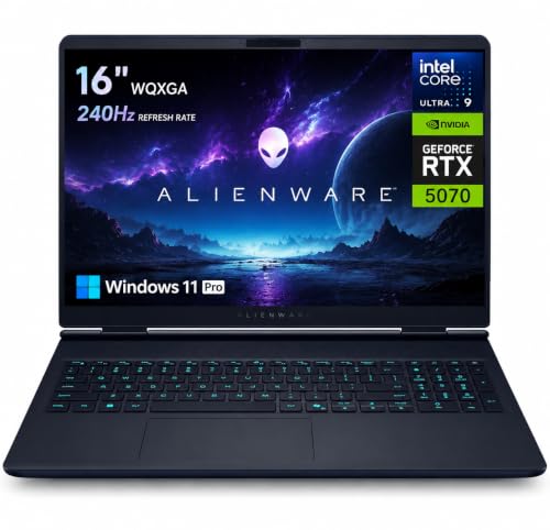 Image of Alienware 16X Aurora Gaming AI Laptop GeForce RTX 5070 Intel Ultra 9 275HX