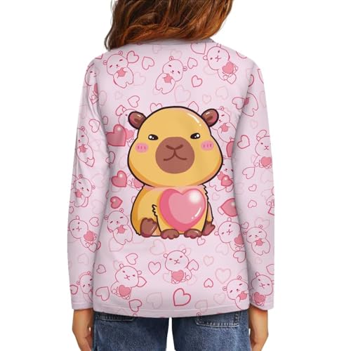Image of Kids Long Sleeve Shirts for Girls 3-16 Year Old Cute Clothes for Teen Girls Casual Workout Tops