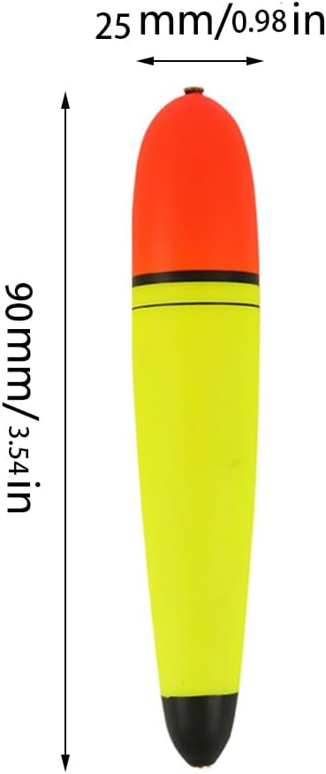 TopHomer 5Pack Fishing Bobbers Slip Bobbers for Fishing Floats Bobbers for Fishing Balsa Bobbers for Steelhead Fish Float Rigs Freshwater Saltwater Floatage