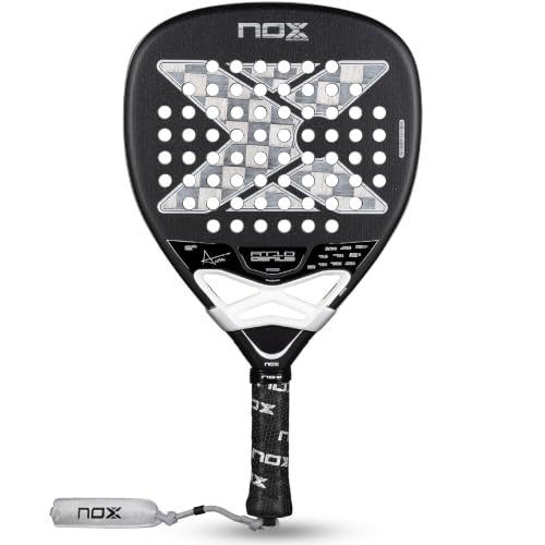 NOX AT10 Genius Attack 18K Alum 2026 - Pala de pádel Profesional Carbono 18K Aluminizado, Máxima Potencia y Prestaciones Avanzadas