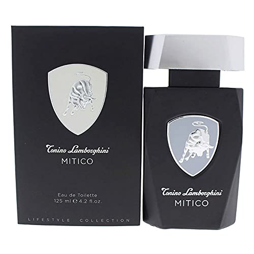 Image of Tonino Lamborghini Mitico Eau De Toilette, 125ml Armoise, Lily Of The Valley, Vanilla Notes, Long Lasting Perfume For Men