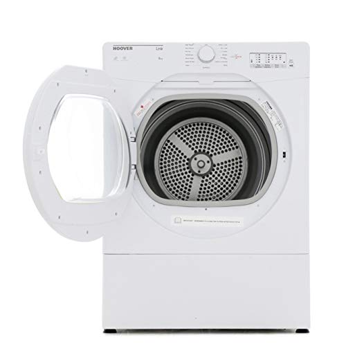 Hoover HLV8LG Freestanding Vented Tumble Dryer, One Touch Tech, 8 kilograms, , White, Noise level: - Image 4