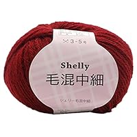 Amazon | 元廣(Motohiro) スキー 手編み毛糸 シェリー毛混中細(5玉
