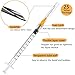 Ulove Prs 25 Pack 1ml Industrial Syringes with 25Ga 1 Inch Needle, Plastic Disposable Syringe and needle for Scientific Labs, Liquids Refilling and Measuring