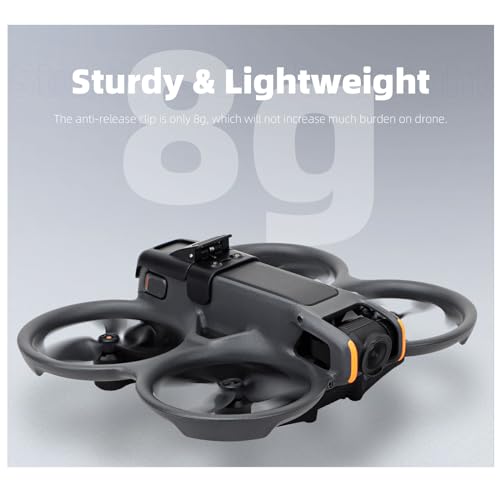 Image of Avata 2 Battery Anti-Release Buckle, Battery Holder Clip for DJI Avata 2 FPV Drone, Battery Anti-Falling Protection Guard Fixator Anti-Lost Fastener for DJI Avata 2 Accessories, black