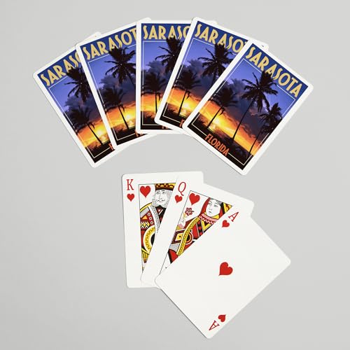 Baraja de poker Lantern Press Sarasota Florida 52 cartas miniatura 7