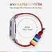 Bandmax Compatible for Rainbow Nylon Fitbit Ionic Bands,LGBT Pride Breathable Replacement Watch Band Sport Strap Accessories with Adjustable Steel Buckle Compatible Fitbit Ionic Smart Watch