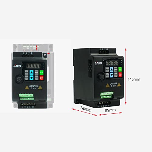 Onduleur vectoriel 3 phases 380V convertisseur de fréquence variable robuste - 7