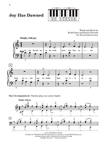 First Book of Christmas Praise: 12 Arrangements for Beginning Pianists