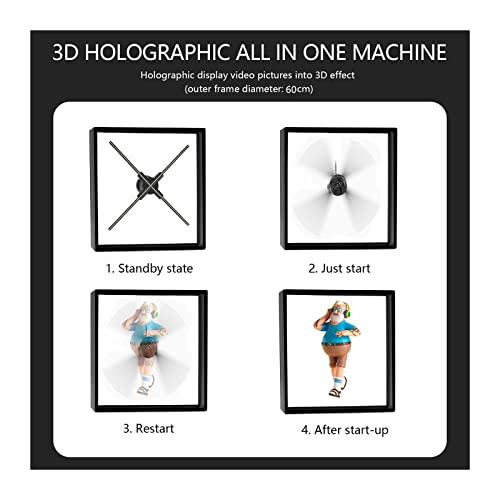 Machine de publicité flottante stéréo 3D pour booster vos ventes de magasin - 4